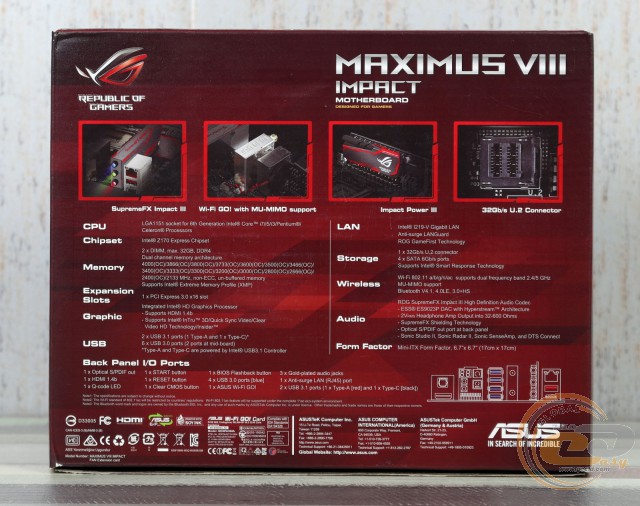 ASUS MAXIMUS VIII IMPACT