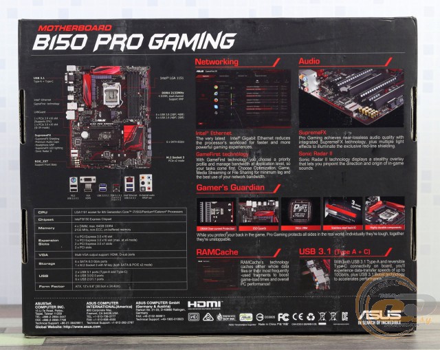 ASUS B150 PRO GAMING