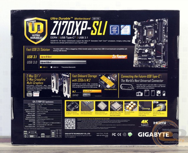 GIGABYTE GA-Z170XP-SLI