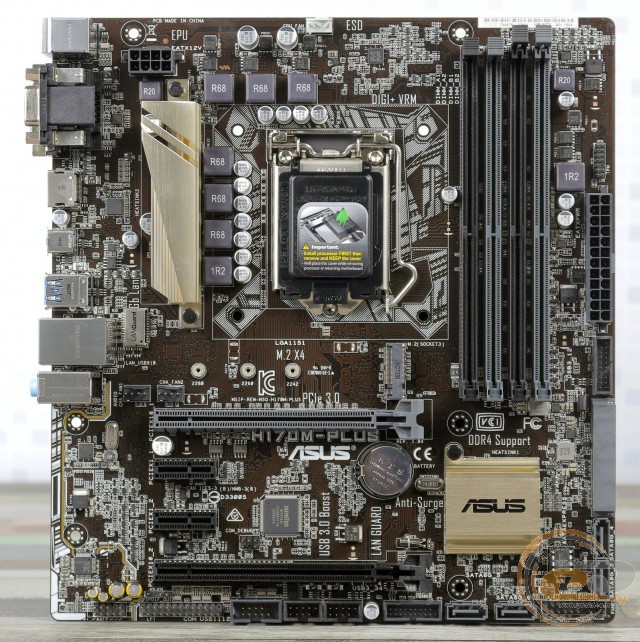 Asus h170m plus обзор