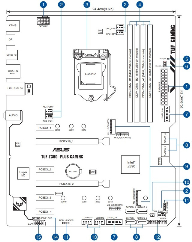 ASUS TUF Z390-PLUS GAMING