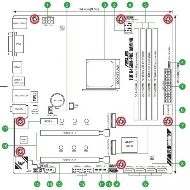 ASUS TUF B450M-PRO GAMING