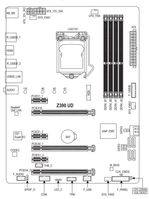 GIGABYTE Z390 UD