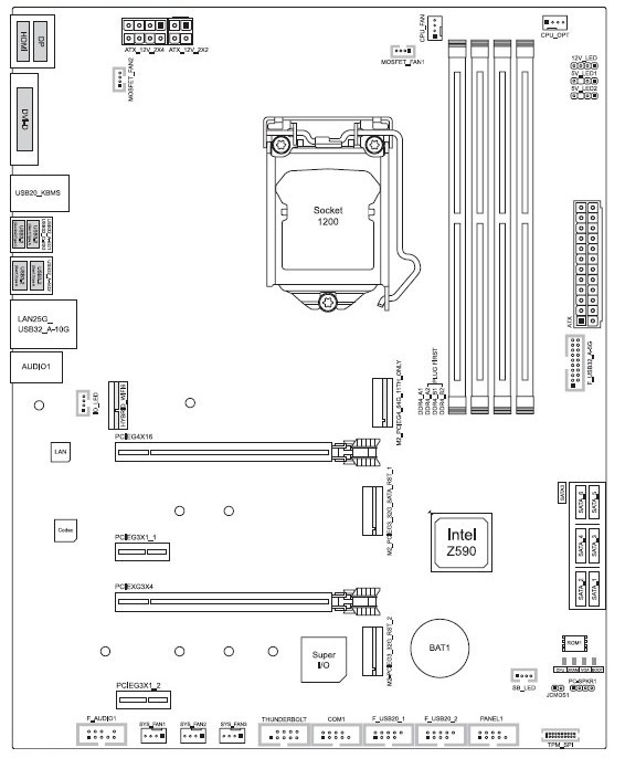 BIOSTAR Z590GTA Ver. 5.0