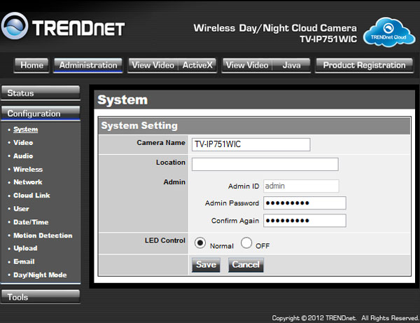 TRENDnet TV-IP751WIC