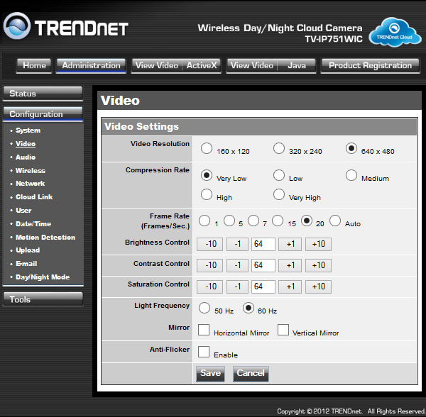 TRENDnet TV-IP751WIC