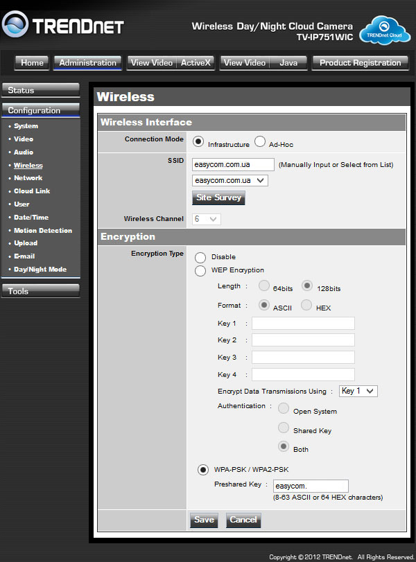 TRENDnet TV-IP751WIC