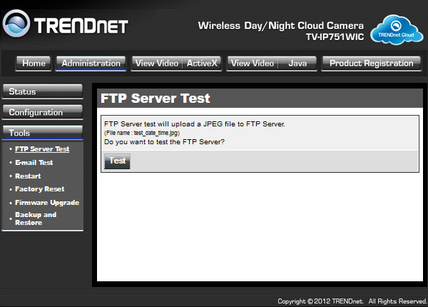 TRENDnet TV-IP751WIC