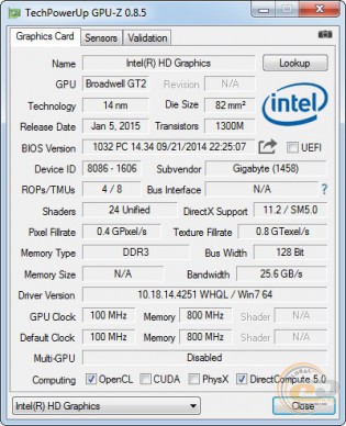 GIGABYTE BRIX GB-BXCEH-3205