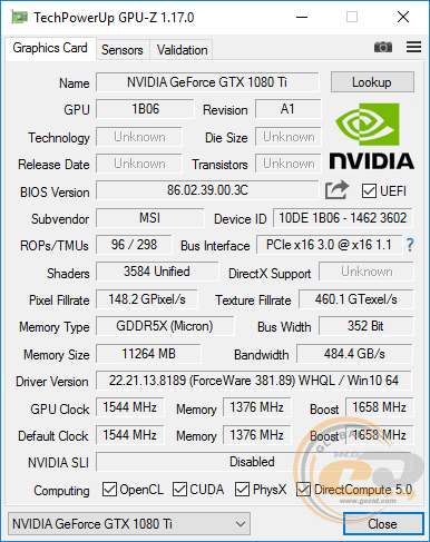 Everest MSI Dragon PC 9097