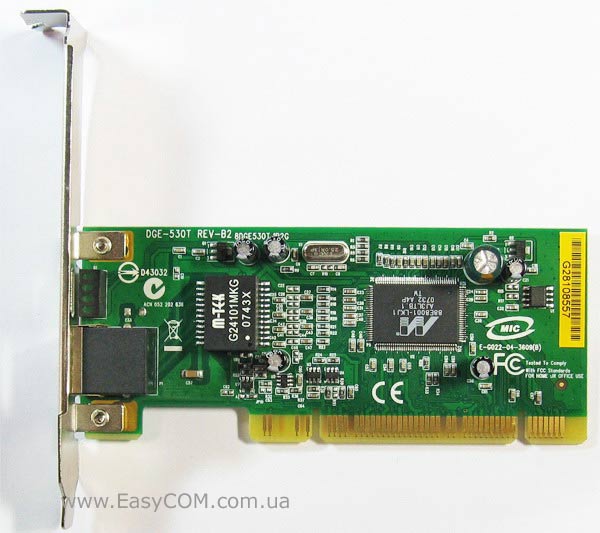 Обзор Gigabit Ethernet PCI-Адаптера D-Link DGE-530T, Страница 1.