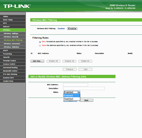 TP-LINK TL-WR841N