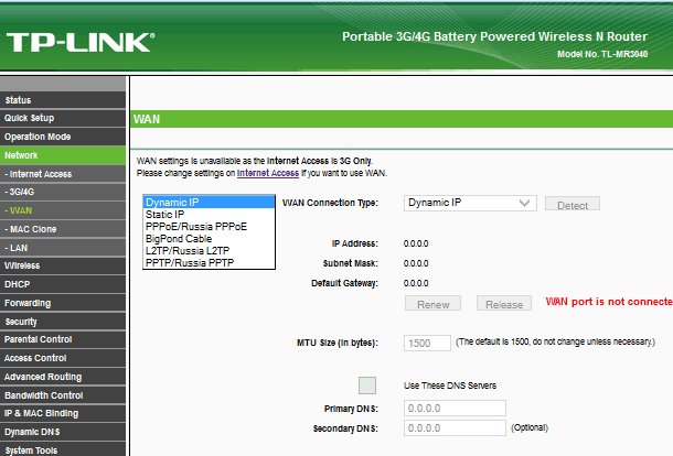 TP-LINK TL-MR3040