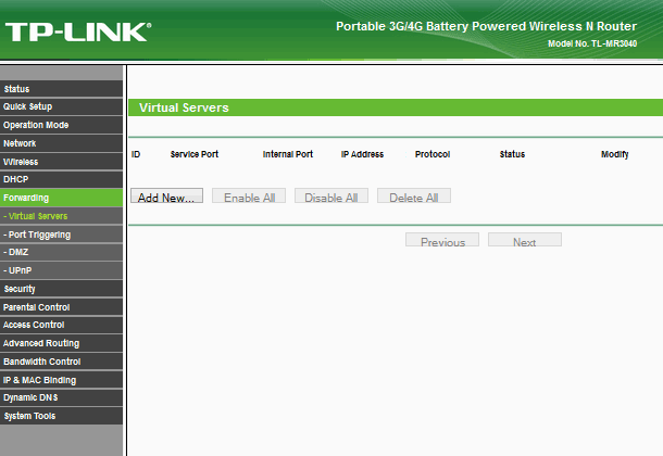 TP-LINK TL-MR3040