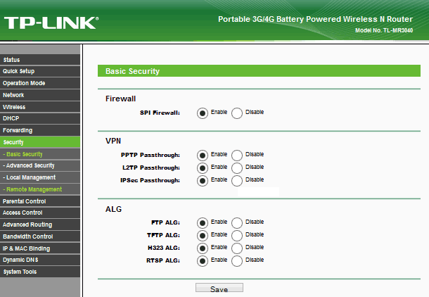 TP-LINK TL-MR3040