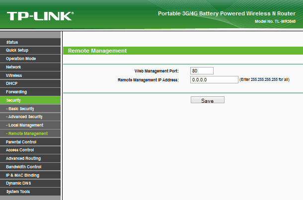 TP-LINK TL-MR3040