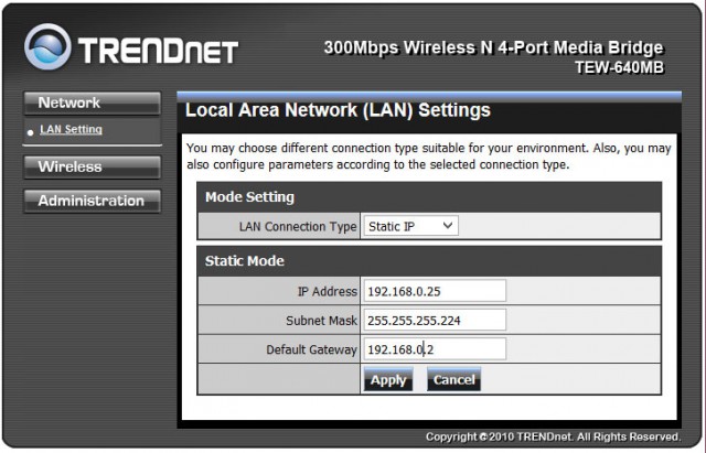 TRENDnet TEW-640MB