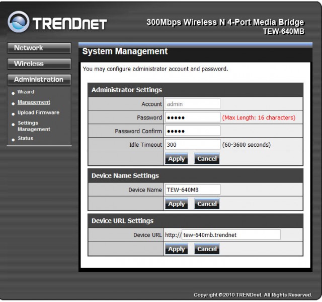 TRENDnet TEW-640MB