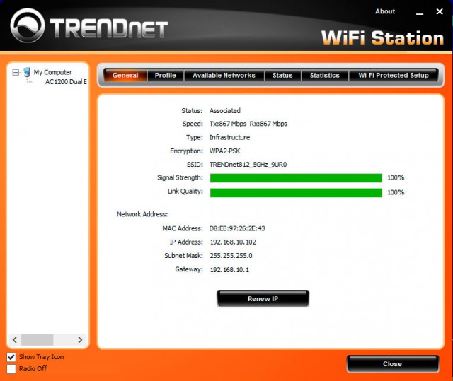 TRENDnet TEW-805UB