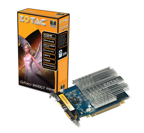 ZOTAC GeForce 9400GT DDR2 ZONE Edition