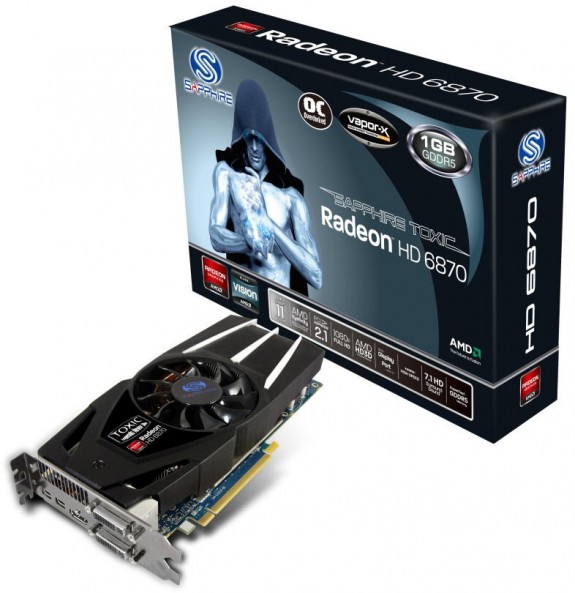 Анонс двох нових відеокарт SAPPHIRE Radeon HD 6870 Vapor-X та Radeon HD 6870 Toxic
