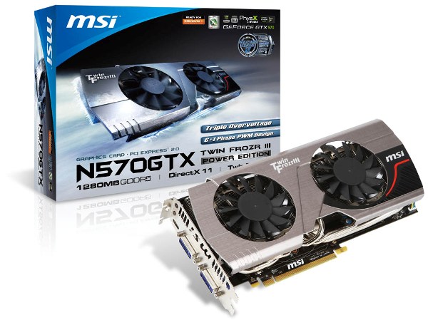 MSI N570GTX Twin Frozr III