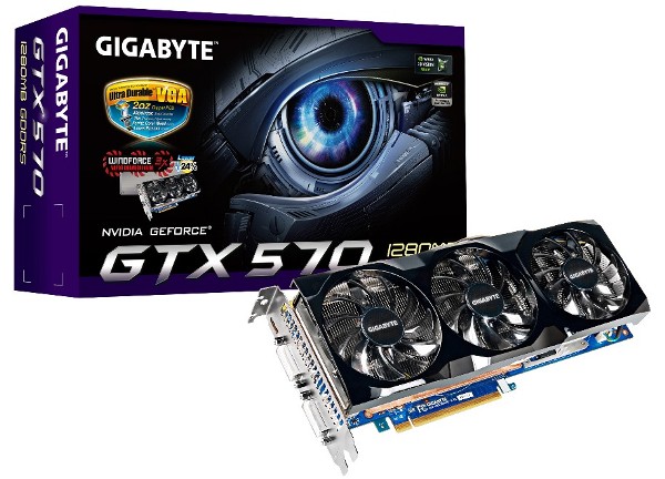 GeForce GTX 570 (GV-N570UD-13I ревізії 1.0) 