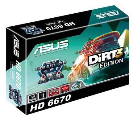 ASUS HD 6670 (EAH6670/G/DIS/1GD5) 