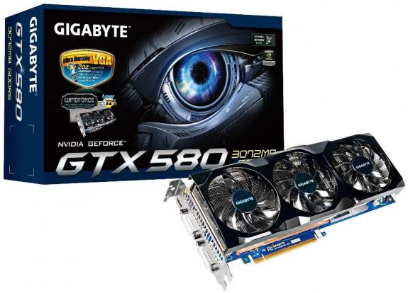 GIGABYTE GeForce GTX 580 (GV-N580UD-3GI) 