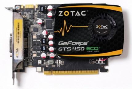 ZOTAC GeForce GTS 450 ECO Edition