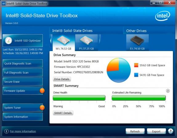 Intel SSD Toolbox 