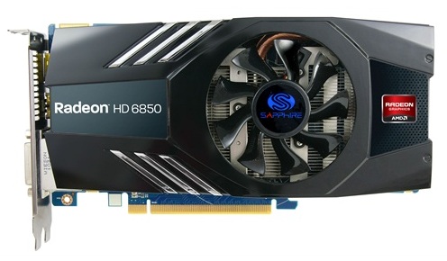 SAPPHIRE Radeon HD 6850 2GB GDDR5