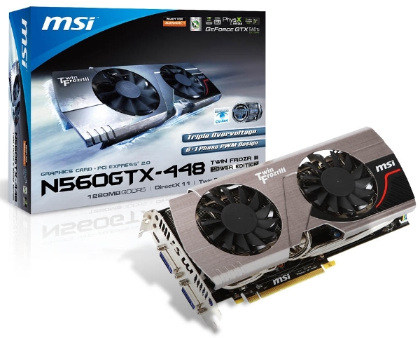 MSI N560GTX-448 Twin Frozr III Power Edition