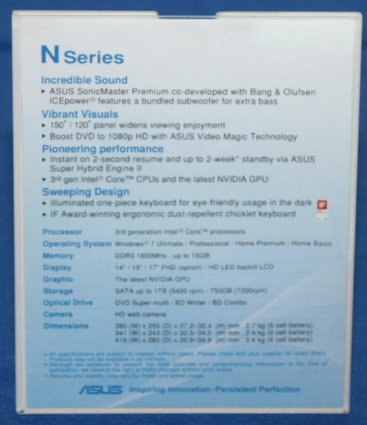 ASUS K75 CES 2012