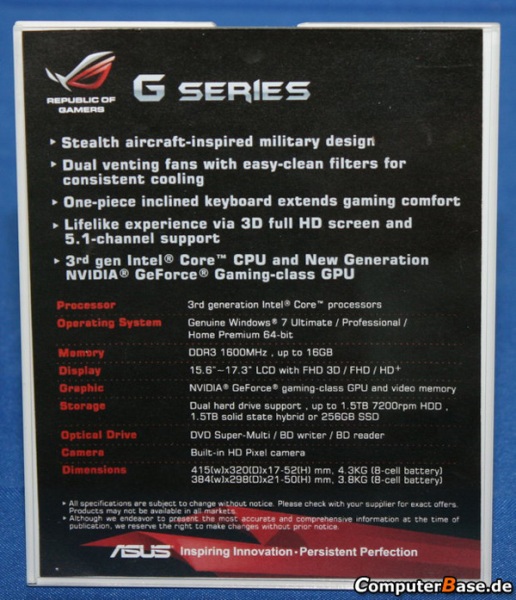 ASUS K75 CES 2012