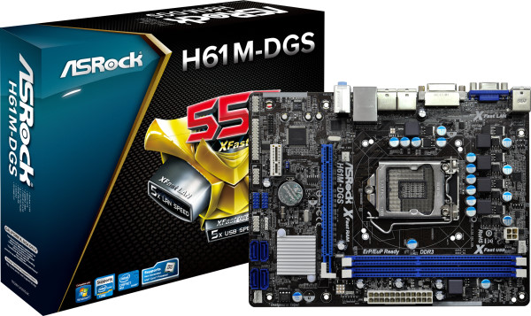 Подключение материнской платы asrock h61m