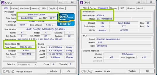 ASRock Fatal1ty Z77 Professional