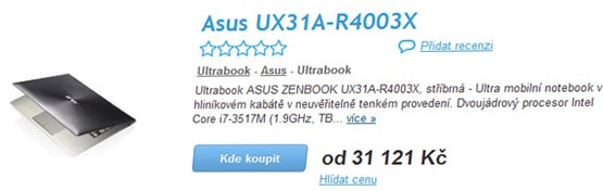 ASUS ZENBOOK PRIME UX31A-R4003X