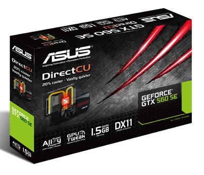  ASUS GeForce GTX560 SE (GTX560 SE-DC-1536MD5)