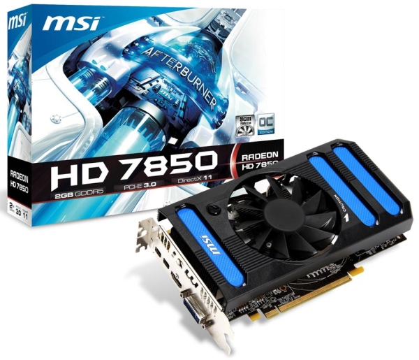 MSI Radeon HD 7850 (R7850-2GD5/OC)