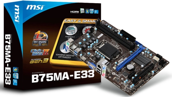 MSI B75MA-E33