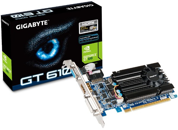 GIGABYTE GeForce GT 610 (GV-N610D3-2GI)