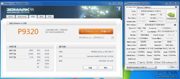 NVIDIA GeForce GTX 660Ti 3Dmark11