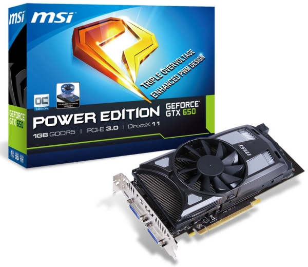 MSI GeForce GTX 650 