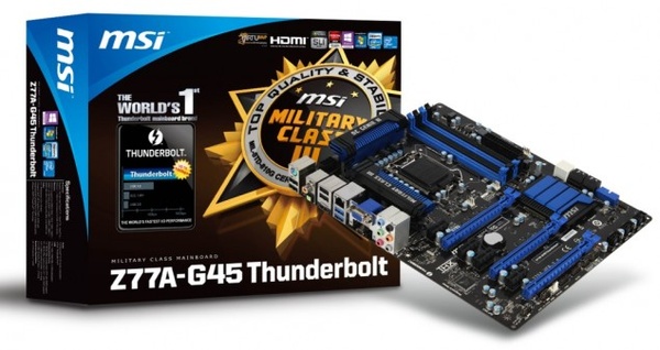 MSI Z77A-G45 Thunderbolt 