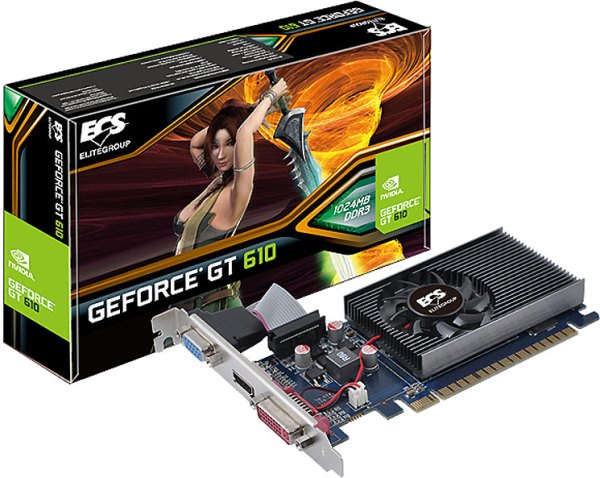 ECS GT610-1GR3-QFM