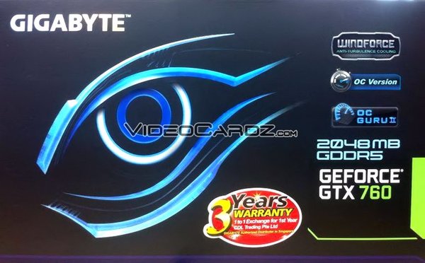 GIGABYTE GeForce GTX 760 OC