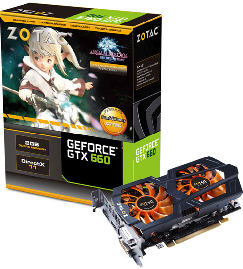 Zotac GeForce GTX 660 Dual Silencer FF14