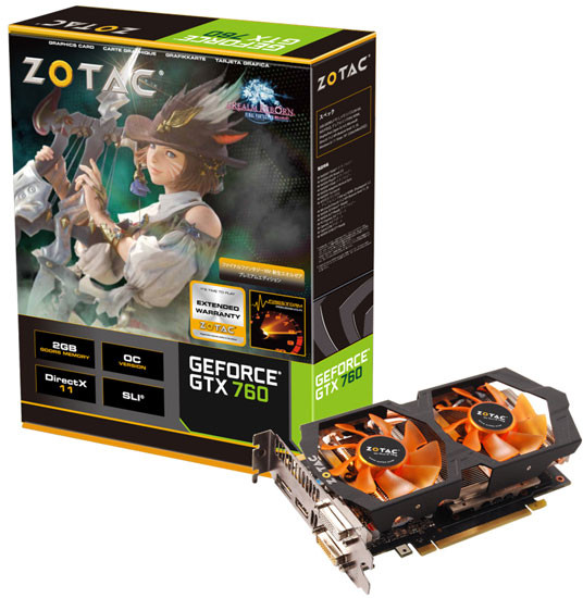 Zotac GeForce GTX 760 TwinCooler FF14