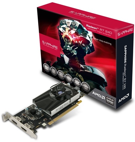 SAPPHIRE Radeon R7 240 Low Profile with Boost